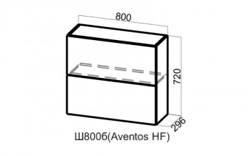 Шкаф Навесной «Геометрия Ш800Б/720» Aventos HF Барный